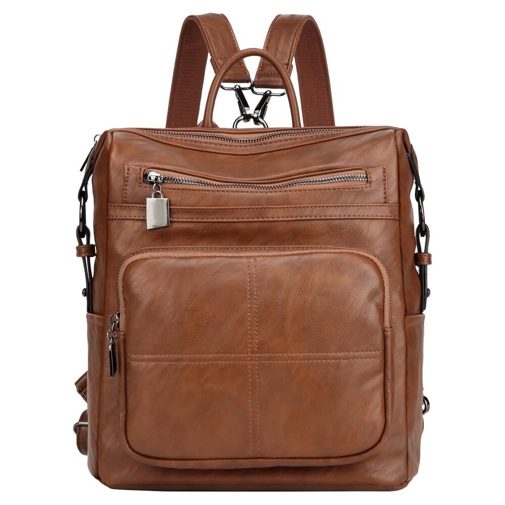 5910 Backpack Purse ,Fashion Convertible Vegan Leather Shoulder Bags